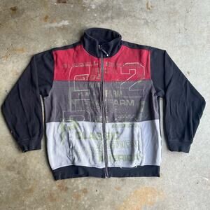 Phat Farm Track Jacket y2k 2000s hip hop Vintage Color‎ block Sweatshirt Urban